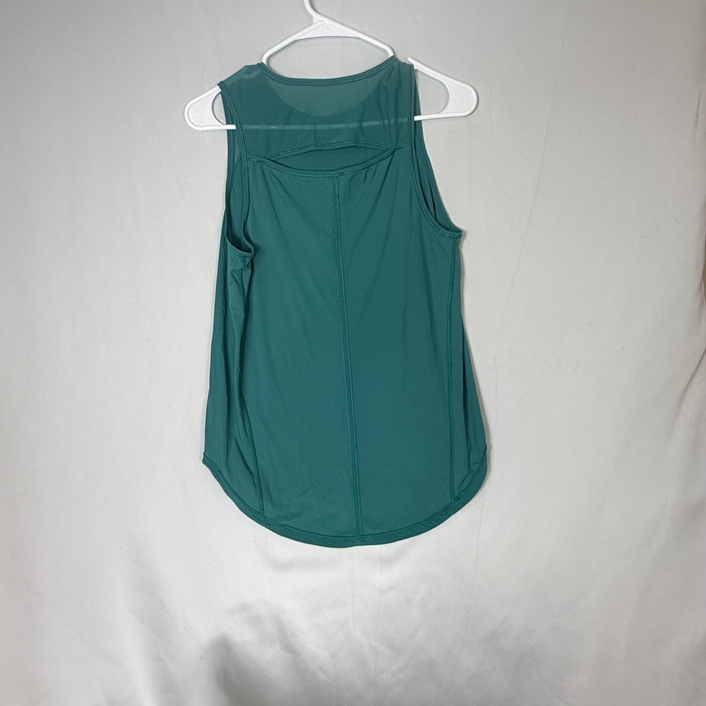 Lululemon Women's Sleeveless Athletic Tank Top Teal Size 6 Lightweight - Picture 6 of 8